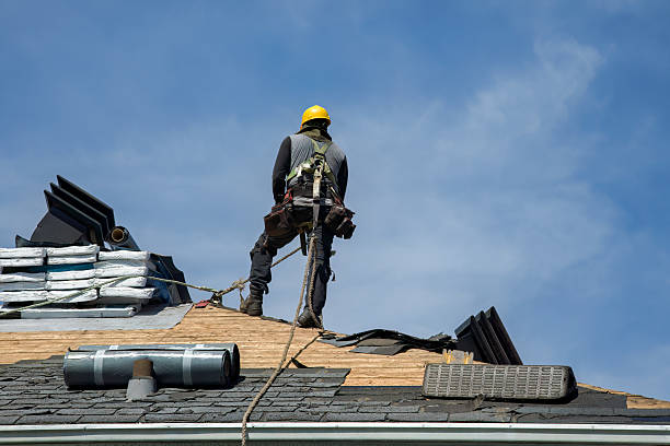 Professional Gutter Installation technician working in Blue Springs, MO